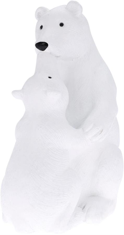 ORSO POLARE C/FIGLIO MGO 36CM