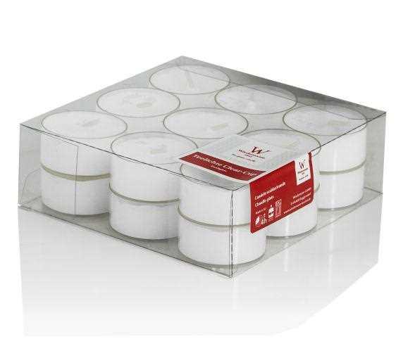 CONF.18 TEALIGHTS IN PC CUP 4 ORE CM.3,8X1,8 BIANCO