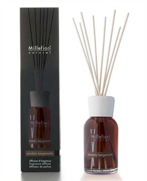 DIFFUSORE A STICK 250 ML SANDALO BERGAMOTTO