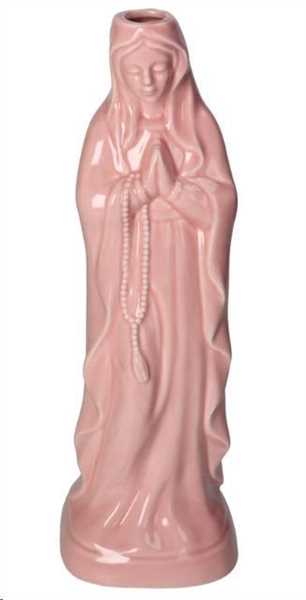 VASE MARIA DOLOMITE PINK 11.7X11X35CM