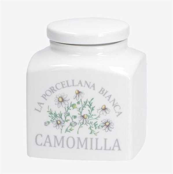 BARATTOLO PORCELLANA DECO CAMOMILLA 0,5L GIFT BOX