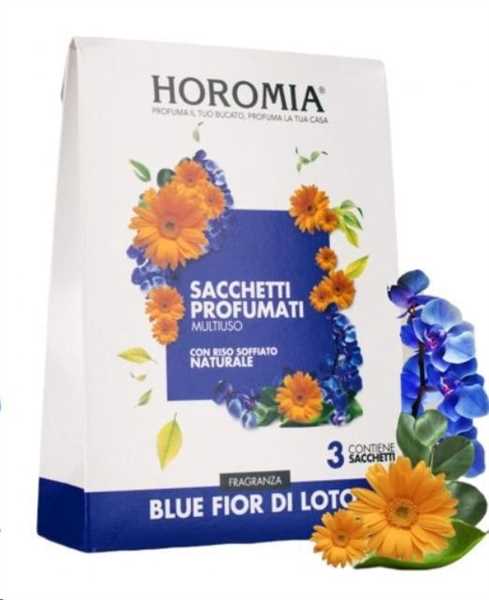 SACCHETTI PROFUMATI 3PZ. BLUE FIOR DI LOTO