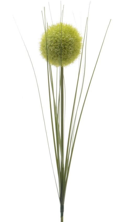 ALLIUM ALLIUM ON STEM PLASTIC GREEN DIA7CM X ALT.66CM