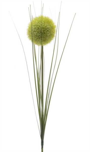 ALLIUM ALLIUM ON STEM PLASTIC GREEN DIA7CM X ALT.66CM