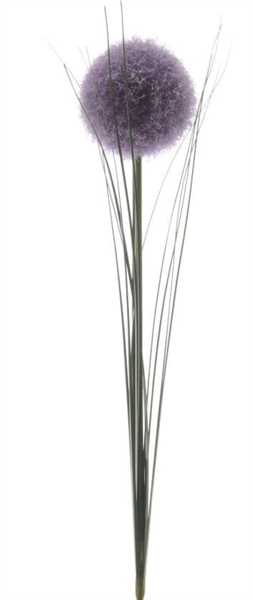 ALLIUM ON STEM PLASTIC LAVENDER DIA7CM X ALT.66CM