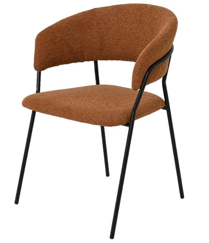 CHAIR POLYESTER INDOOR TERRA BROWN LUN.59CM X LAR.54.5CM X A