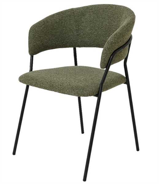 CHAIR POLYESTER INDOOR GREEN LUN.59CM X LAR.54.5CM X ALT.79.