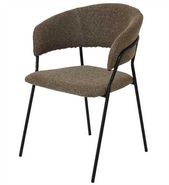 CHAIR POLYESTER INDOOR LIGHT BROWN LUN.59CM X LAR.54.5CM X A