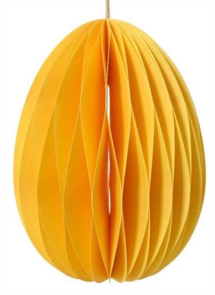 EGG PAPER FSC 100% YELLOW DIA9.5CM X ALT.13CM