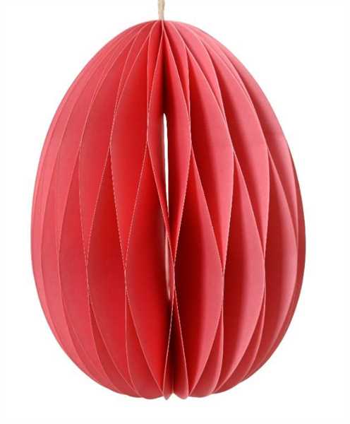 EGG PAPER FSC 100% PINK DIA9.5CM X ALT.13CM