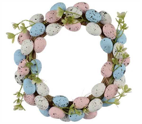 WREATH FOAM MIX ASSORTED DIA28CM X ALT.4.5CM